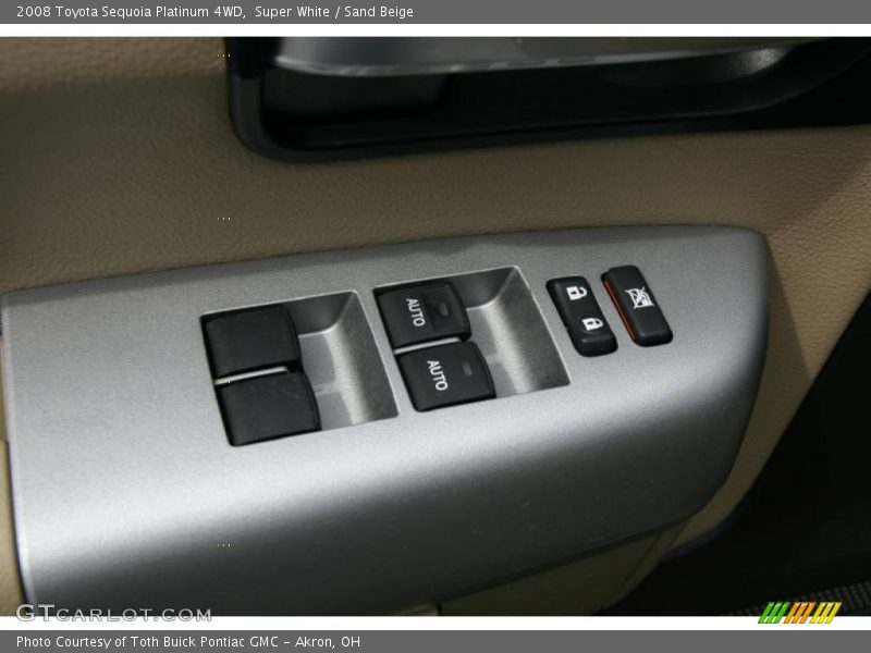 Super White / Sand Beige 2008 Toyota Sequoia Platinum 4WD