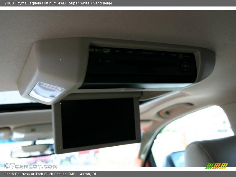 Super White / Sand Beige 2008 Toyota Sequoia Platinum 4WD
