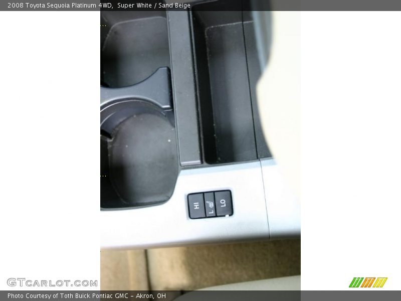 Super White / Sand Beige 2008 Toyota Sequoia Platinum 4WD