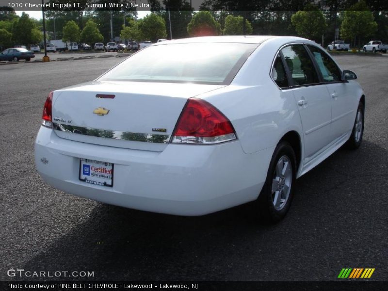 Summit White / Neutral 2010 Chevrolet Impala LT