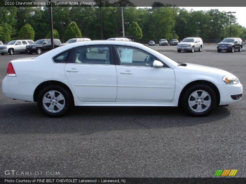 Summit White / Neutral 2010 Chevrolet Impala LT
