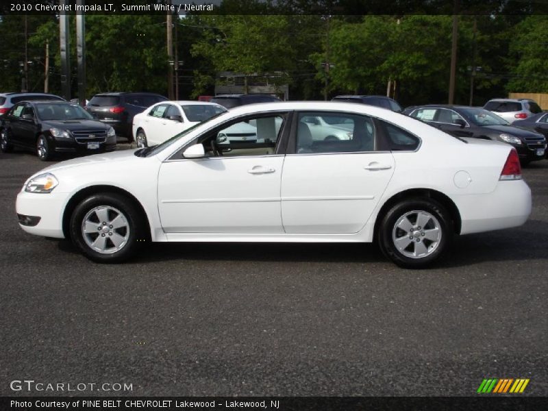Summit White / Neutral 2010 Chevrolet Impala LT
