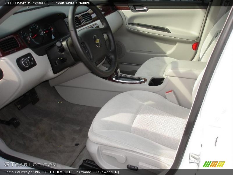 Summit White / Neutral 2010 Chevrolet Impala LT