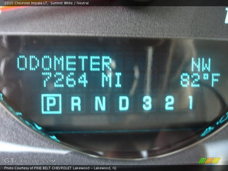 Summit White / Neutral 2010 Chevrolet Impala LT