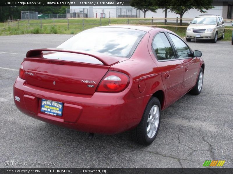 Blaze Red Crystal Pearlcoat / Dark Slate Gray 2005 Dodge Neon SXT