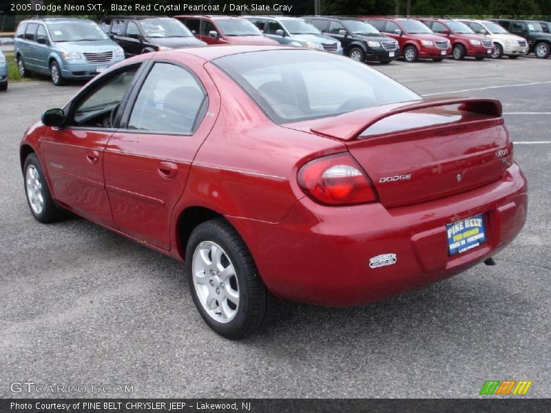 Blaze Red Crystal Pearlcoat / Dark Slate Gray 2005 Dodge Neon SXT