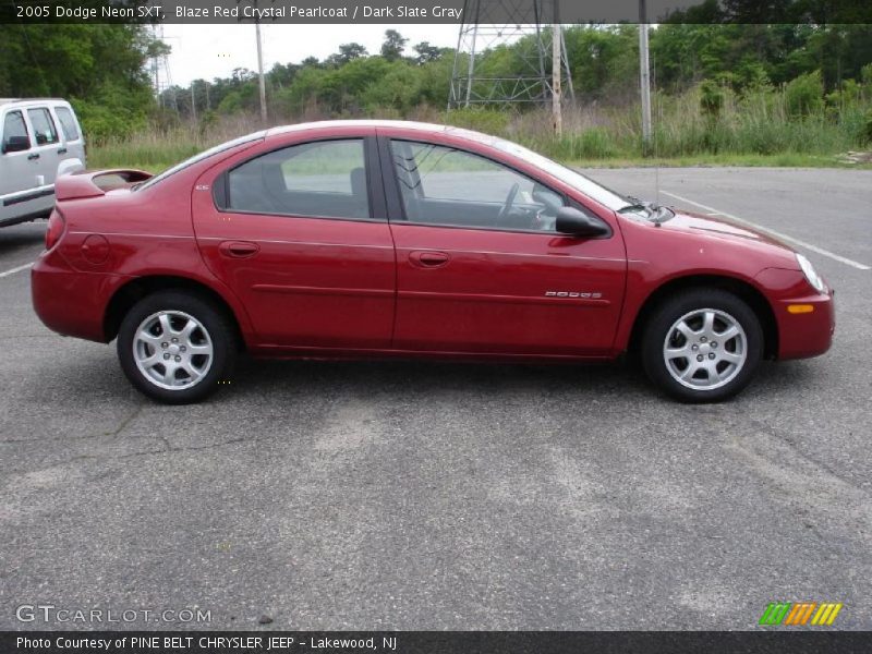 Blaze Red Crystal Pearlcoat / Dark Slate Gray 2005 Dodge Neon SXT