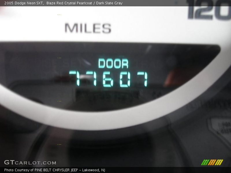 Blaze Red Crystal Pearlcoat / Dark Slate Gray 2005 Dodge Neon SXT