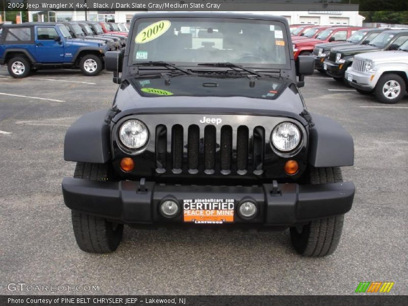 Black / Dark Slate Gray/Medium Slate Gray 2009 Jeep Wrangler X 4x4