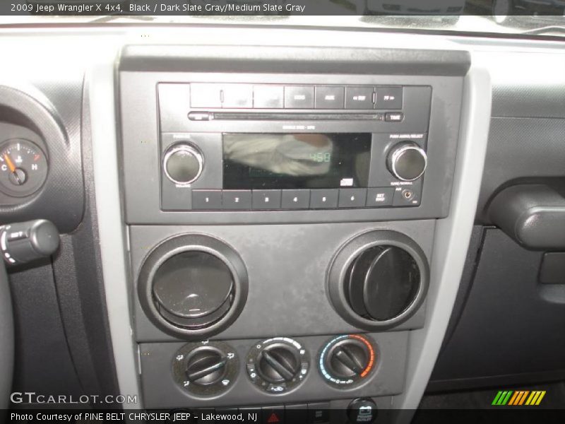 Black / Dark Slate Gray/Medium Slate Gray 2009 Jeep Wrangler X 4x4