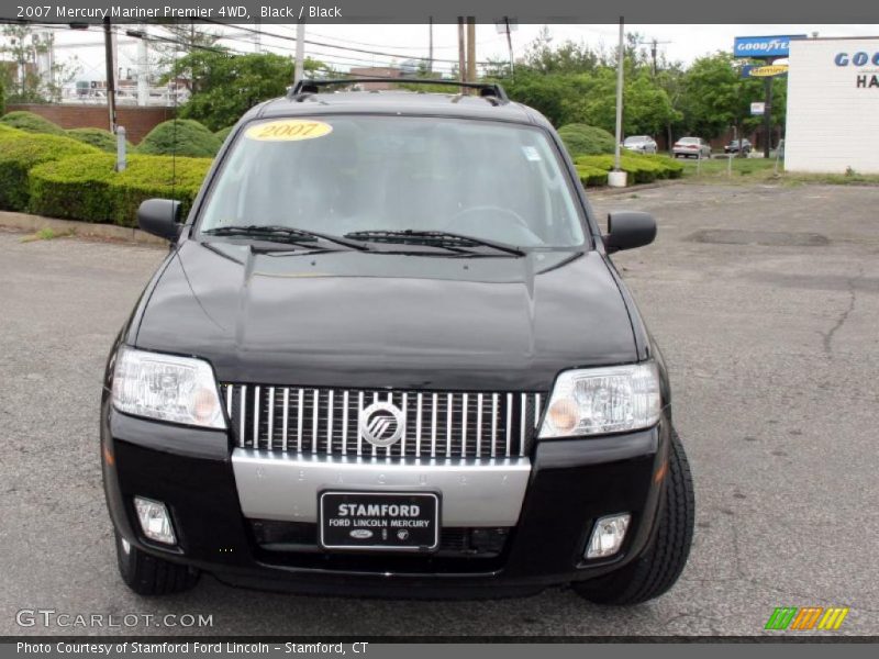 Black / Black 2007 Mercury Mariner Premier 4WD
