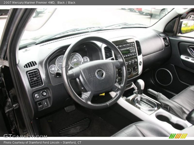 Black / Black 2007 Mercury Mariner Premier 4WD