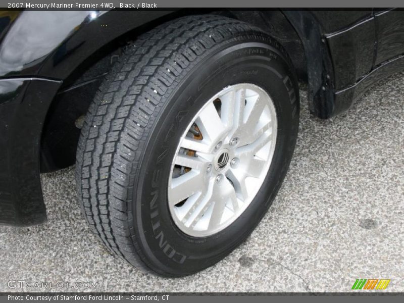 Black / Black 2007 Mercury Mariner Premier 4WD