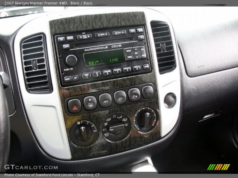 Black / Black 2007 Mercury Mariner Premier 4WD