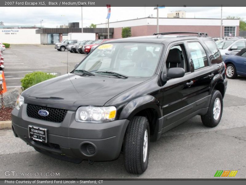 Black / Medium/Dark Flint 2007 Ford Escape XLS