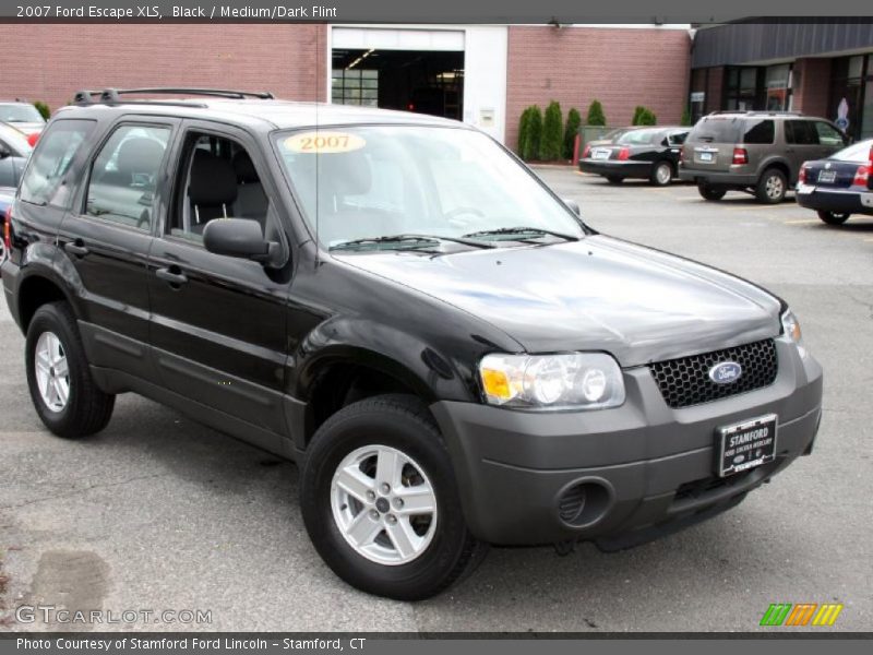 Black / Medium/Dark Flint 2007 Ford Escape XLS