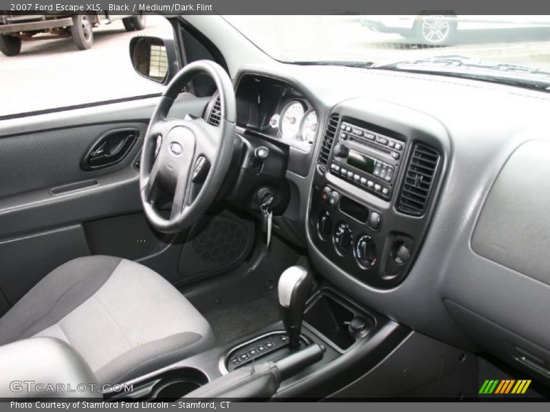 Black / Medium/Dark Flint 2007 Ford Escape XLS