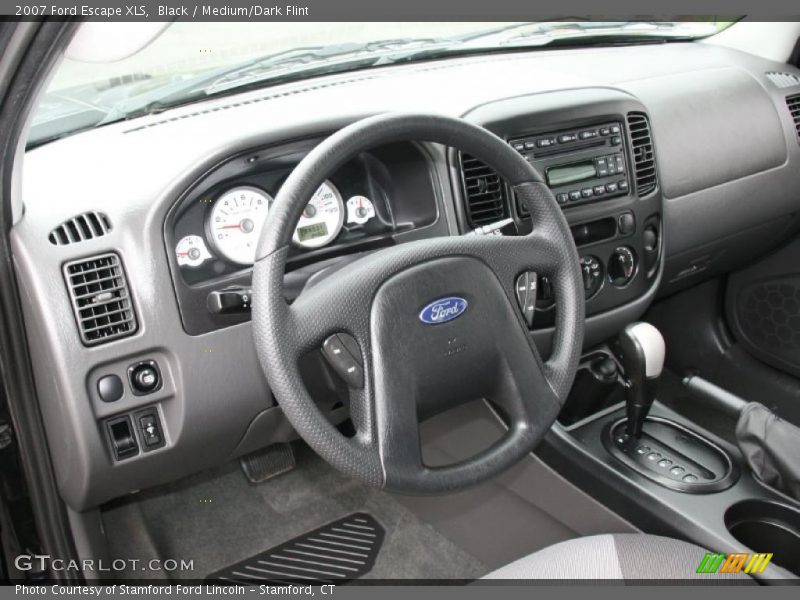 Black / Medium/Dark Flint 2007 Ford Escape XLS