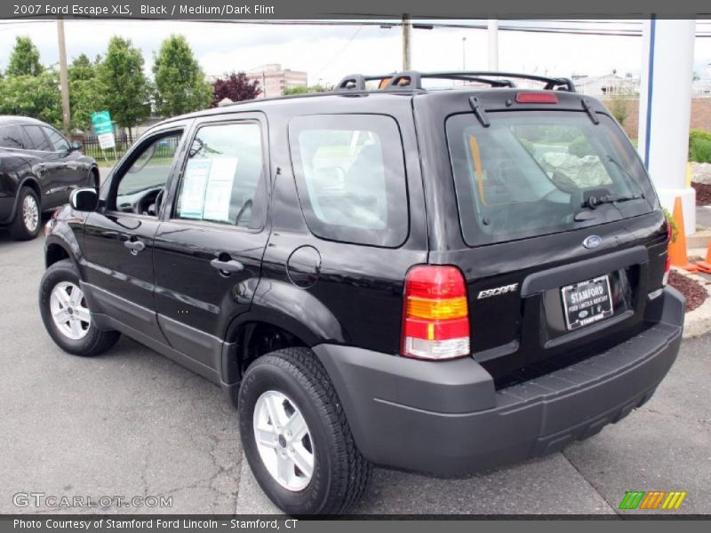 Black / Medium/Dark Flint 2007 Ford Escape XLS