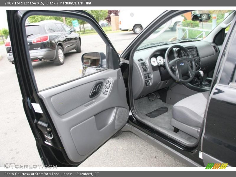 Black / Medium/Dark Flint 2007 Ford Escape XLS