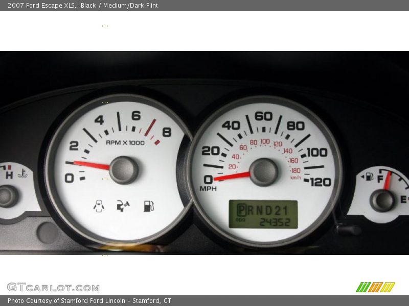Black / Medium/Dark Flint 2007 Ford Escape XLS