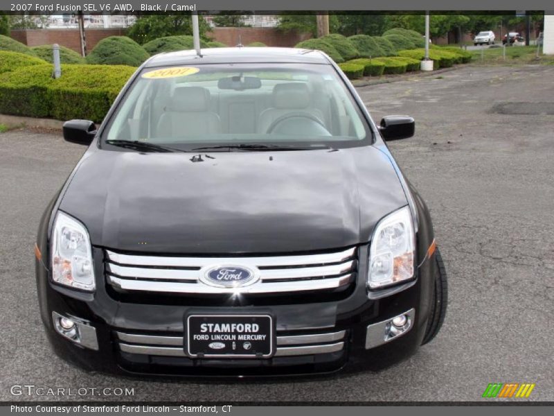 Black / Camel 2007 Ford Fusion SEL V6 AWD