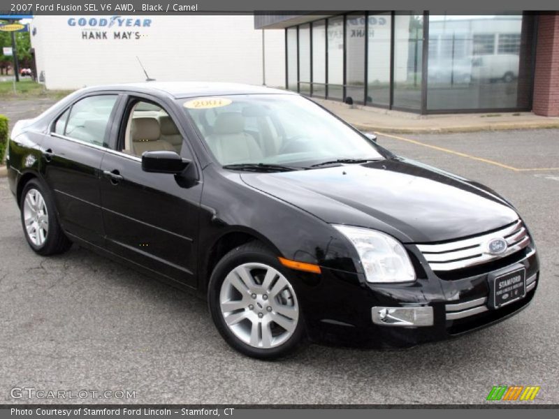 Black / Camel 2007 Ford Fusion SEL V6 AWD