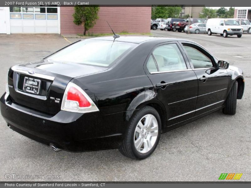 Black / Camel 2007 Ford Fusion SEL V6 AWD