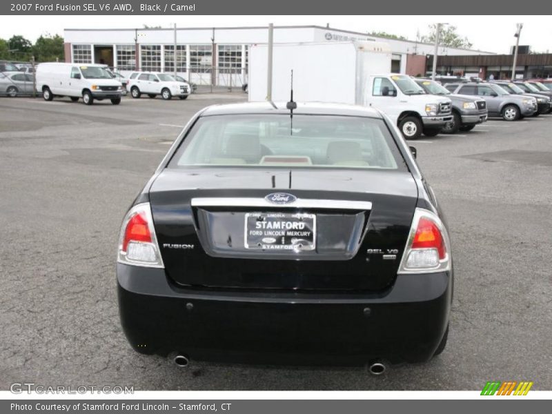 Black / Camel 2007 Ford Fusion SEL V6 AWD
