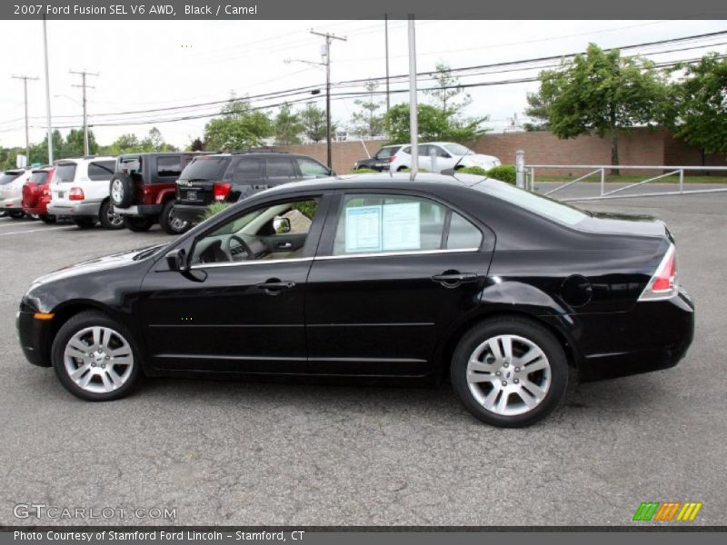 Black / Camel 2007 Ford Fusion SEL V6 AWD