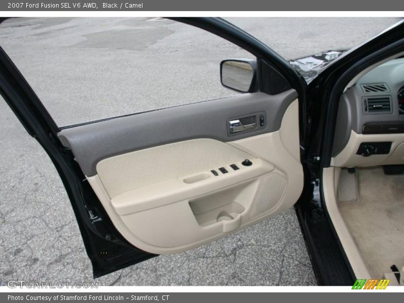 Black / Camel 2007 Ford Fusion SEL V6 AWD