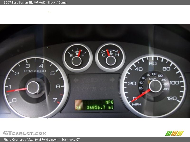 Black / Camel 2007 Ford Fusion SEL V6 AWD