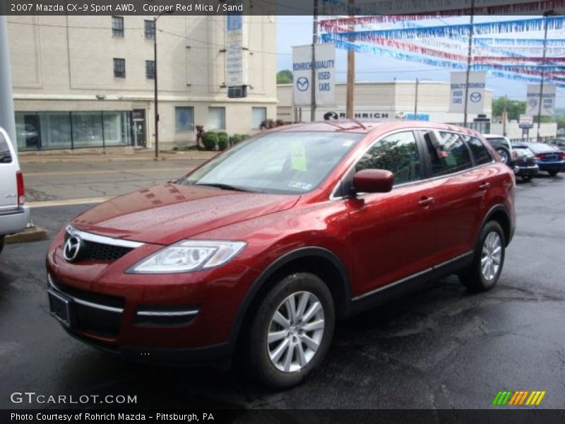 Copper Red Mica / Sand 2007 Mazda CX-9 Sport AWD