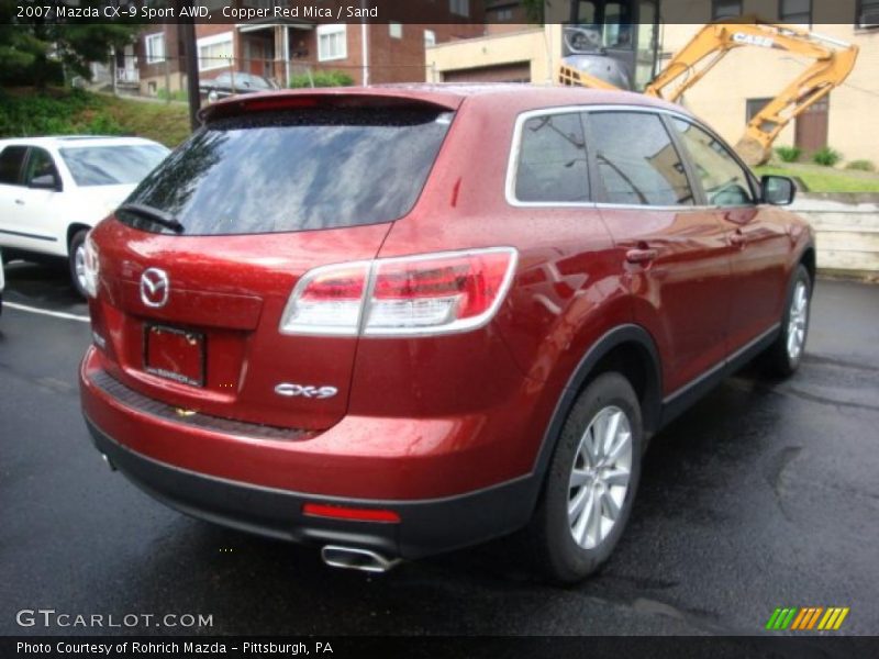 Copper Red Mica / Sand 2007 Mazda CX-9 Sport AWD