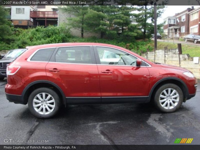 Copper Red Mica / Sand 2007 Mazda CX-9 Sport AWD