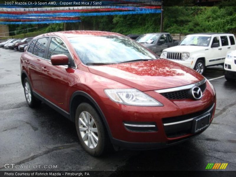 Copper Red Mica / Sand 2007 Mazda CX-9 Sport AWD