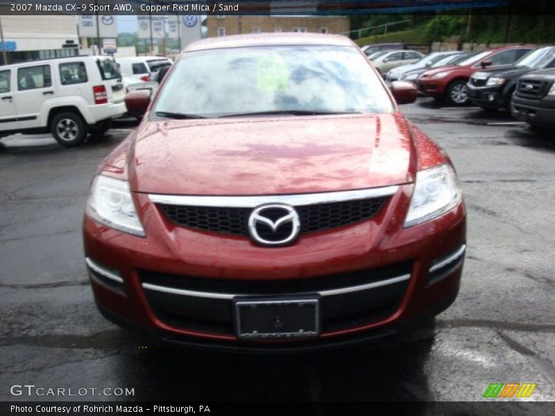 Copper Red Mica / Sand 2007 Mazda CX-9 Sport AWD