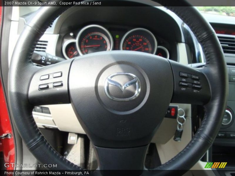 Copper Red Mica / Sand 2007 Mazda CX-9 Sport AWD