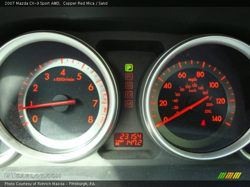 Copper Red Mica / Sand 2007 Mazda CX-9 Sport AWD