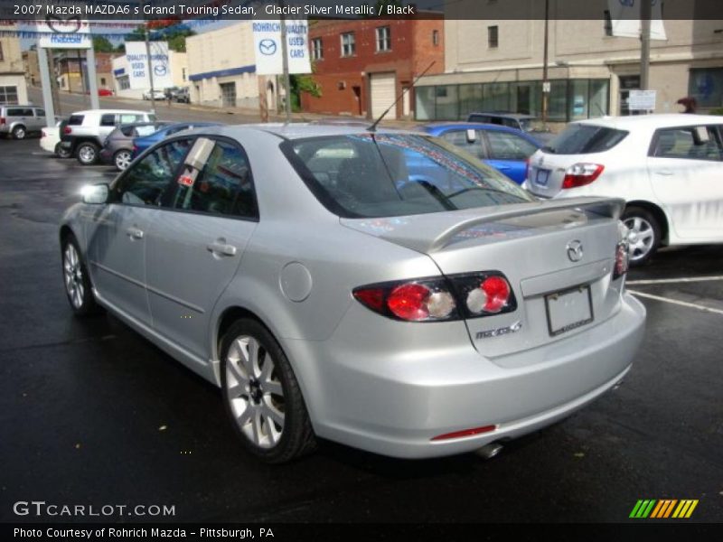 Glacier Silver Metallic / Black 2007 Mazda MAZDA6 s Grand Touring Sedan