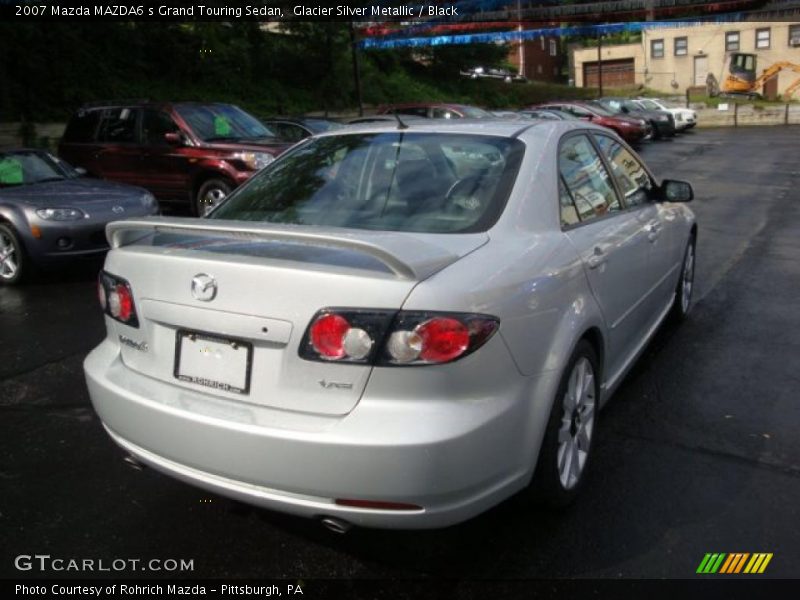 Glacier Silver Metallic / Black 2007 Mazda MAZDA6 s Grand Touring Sedan