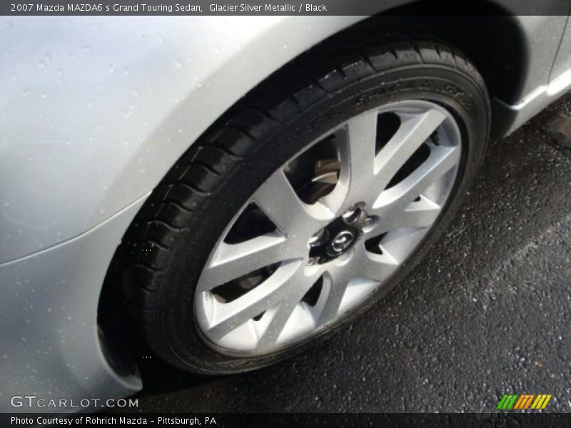 Glacier Silver Metallic / Black 2007 Mazda MAZDA6 s Grand Touring Sedan