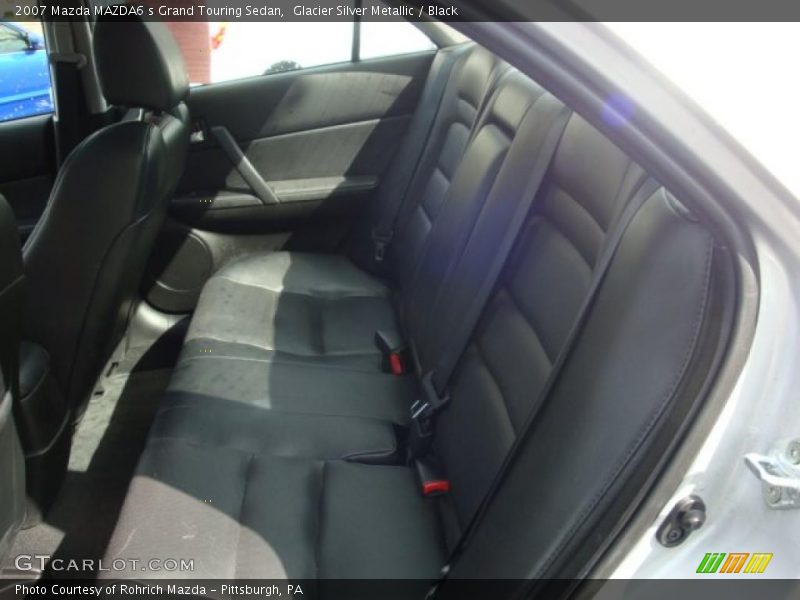 Glacier Silver Metallic / Black 2007 Mazda MAZDA6 s Grand Touring Sedan