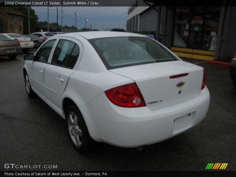 Summit White / Gray 2009 Chevrolet Cobalt LT Sedan