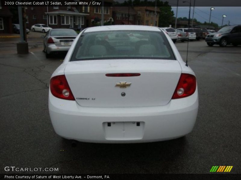 Summit White / Gray 2009 Chevrolet Cobalt LT Sedan