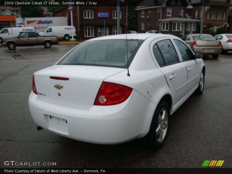 Summit White / Gray 2009 Chevrolet Cobalt LT Sedan