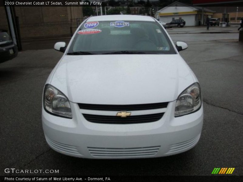 Summit White / Gray 2009 Chevrolet Cobalt LT Sedan
