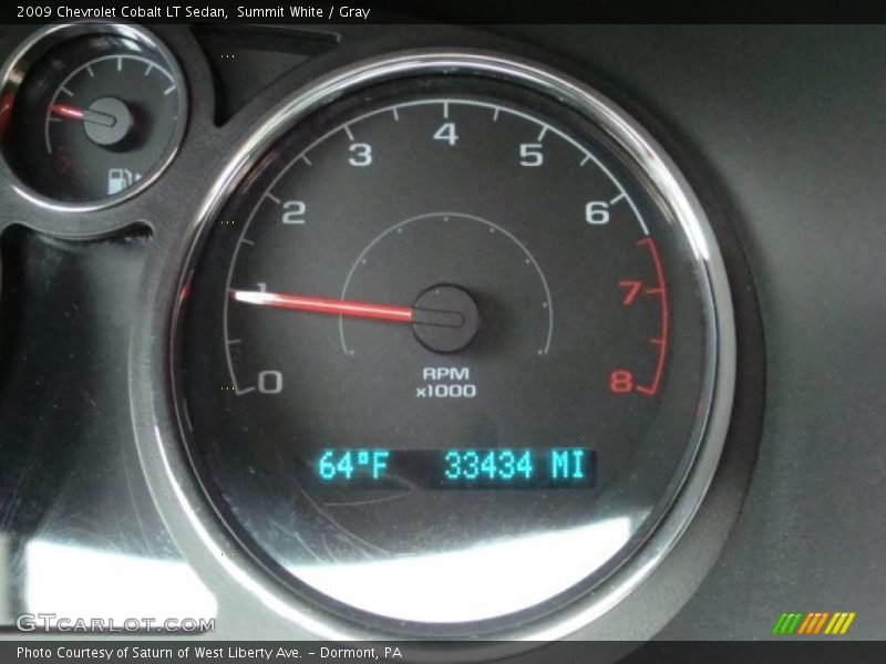 Summit White / Gray 2009 Chevrolet Cobalt LT Sedan