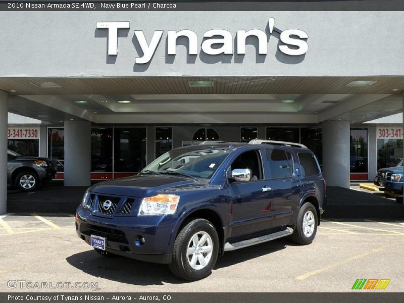 Navy Blue Pearl / Charcoal 2010 Nissan Armada SE 4WD