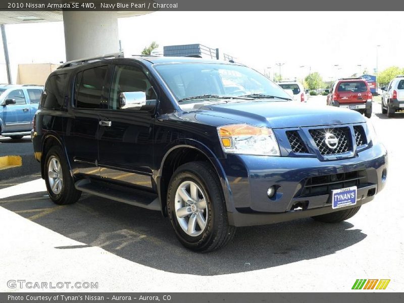 Navy Blue Pearl / Charcoal 2010 Nissan Armada SE 4WD